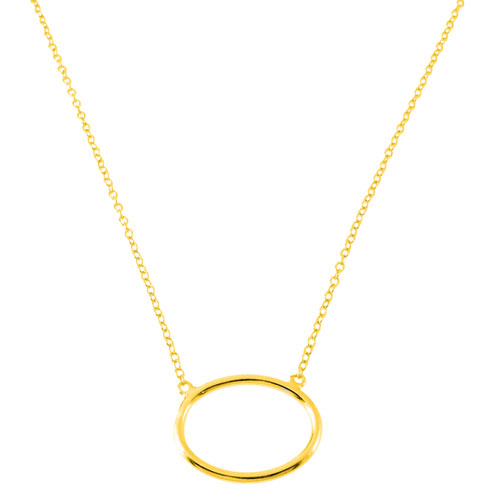 Ασημένιο επιχρυσωμένο κολιέ 925