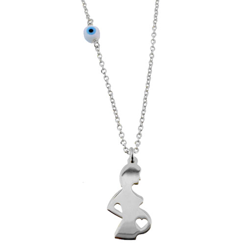 Ασημένιο κολιέ μαμά 925