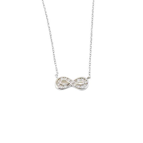 Ασημένιο κολιέ άπειρο 925