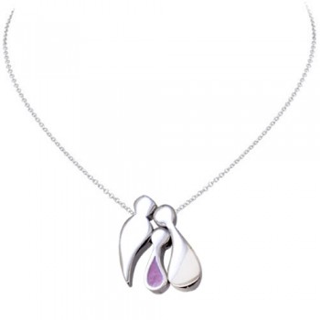 Ασημένιο κολιέ οικογένεια 925