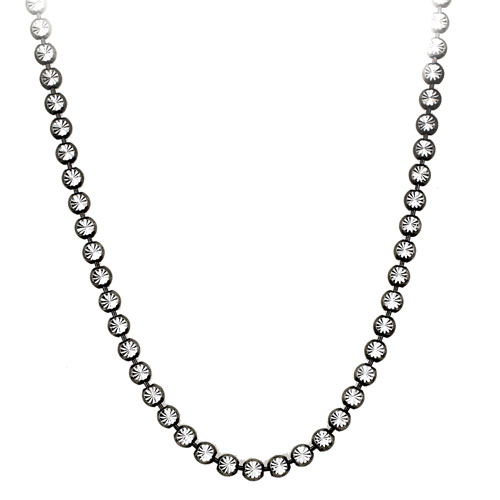 Ασημένιο κολιέ αλυσίδα 925 με μαύρο επιπλατίνωμα