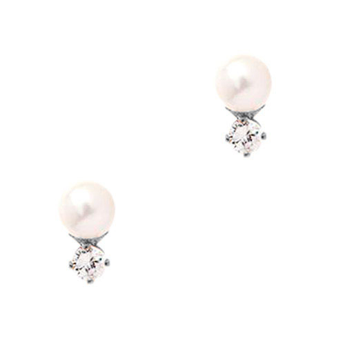 Ασημένια σκουλαρίκια 925 με μαργαριτάρια