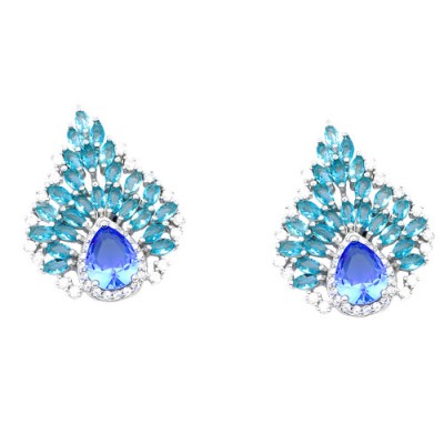 Ασημένια σκουλαρίκια 925 με ζιργκόν