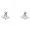 Ασημένια σκουλαρίκια ear jackets 925