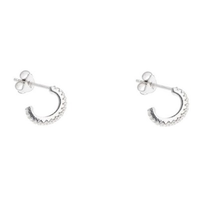 Ασημένια σκουλαρίκια κρικάκια 925 με ζιργκόν