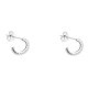 Ασημένια σκουλαρίκια κρικάκια 925 με ζιργκόν