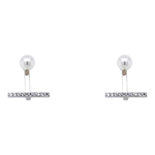 Ασημένια σκουλαρίκια ear jackets 925