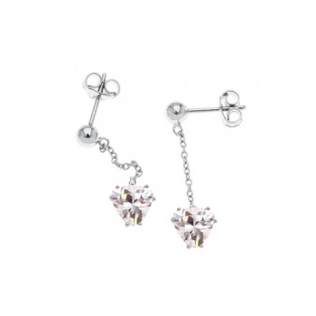 Ασημένια σκουλαρίκια 925 με ζιργκόν