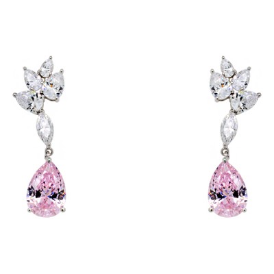 Ασημένια κρεμαστά σκουλαρίκια σταγόνες 925