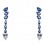 Ασημένια κρεμαστά σκουλαρίκια σταγόνες 925