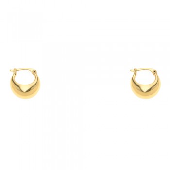 Ασημένια επιχρυσωμένα σκουλαρίκια κρικάκια 925