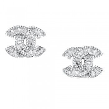 Ασημένια σκουλαρίκια 925 με ζιργκόν