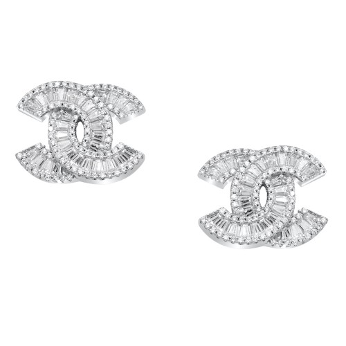 Ασημένια σκουλαρίκια 925 με ζιργκόν