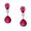 Ασημένια σκουλαρίκια σταγόνες 925 με ζιργκόν