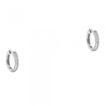 Ασημένια σκουλαρίκια κρικάκια 925 με ζιργκόν