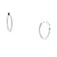 Ασημένια σκουλαρίκια οβάλ κρίκοι 925