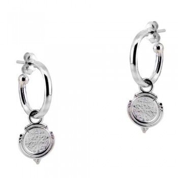 Ασημένια σκουλαρίκια κρίκοι 925
