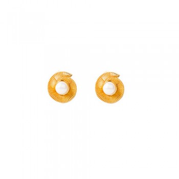 Ασημένια χειροποίητα σκουλαρίκια 925 με μαργαριτάρια