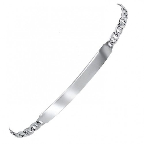 Ασημένιο ανδρικό βραχιόλι ταυτότητα 925