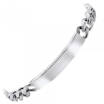 Ασημένιο ανδρικό βραχιόλι ταυτότητα 925