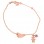 Ασημένιο βραχιόλι 925 σε ροζ χρώμα