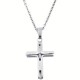 Ατσάλινος ανδρικός σταυρός με αλυσίδα
