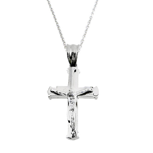 Ατσάλινος ανδρικός σταυρός με αλυσίδα