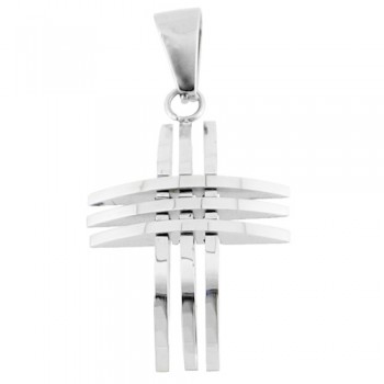 Ατσάλινος ανδρικός σταυρός με αλυσίδα