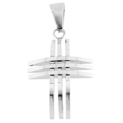 Ατσάλινος ανδρικός σταυρός με αλυσίδα