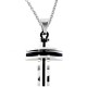 Ατσάλινος ανδρικός σταυρός με αλυσίδα