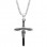 Ατσάλινος ανδρικός σταυρός με αλυσίδα