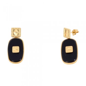 Bohm σκουλαρίκια από ανοξείδωτο ατσάλι