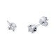 Λευκόχρυσα σκουλαρίκια Κ18 με διαμάντια