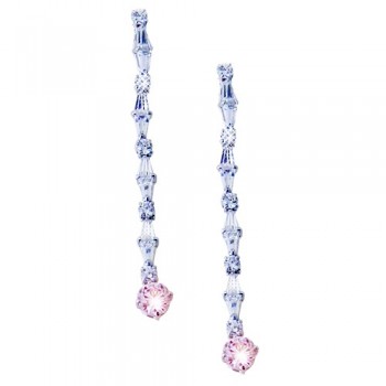 Ασημένια σκουλαρίκια 925 με ζιργκόν