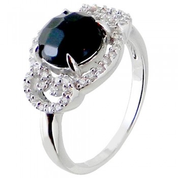 Ασημένιο δαχτυλίδι 925 με ζιργκόν