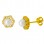 Χρυσά σκουλαρίκια Κ14 με μαργαριτάρια