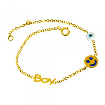 Παιδικό χρυσό βραχιόλι Κ9
