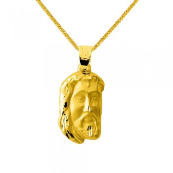 Χρυσό φυλαχτό Κ9 με αλυσίδα