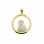 Χρυσό φυλαχτό Κ14 με ζιργκόν