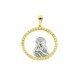 Χρυσό φυλαχτό Κ14 με ζιργκόν