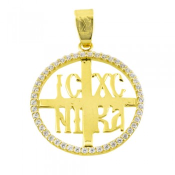 Χρυσό μασίφ φυλαχτό Κ14