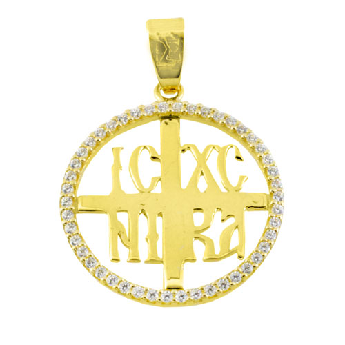 Χρυσό μασίφ φυλαχτό Κ14