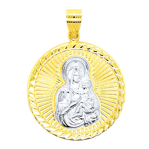 Χρυσό φυλαχτό Παναγία Κ14