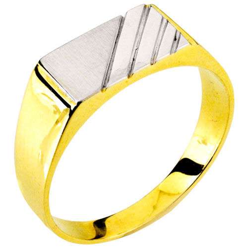 Χρυσό ανδρικό δαχτυλίδι Κ14
