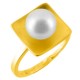 Χρυσό δαχτυλίδι Κ14 με μαργαριτάρι