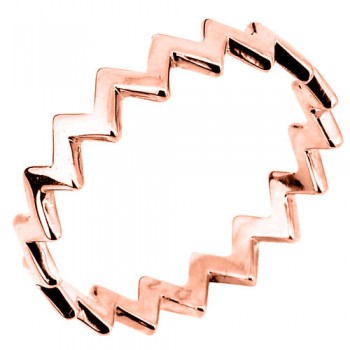 Δαχτυλίδι από ροζ χρυσό Κ14