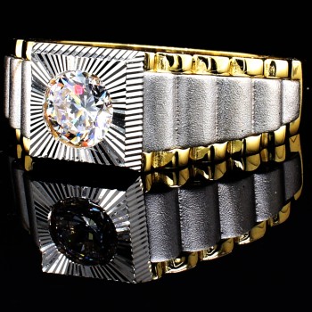 Χρυσό ανδρικό δαχτυλίδι Κ14