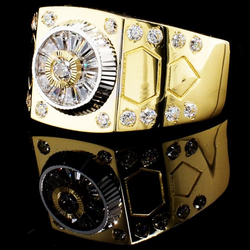 Χρυσό ανδρικό δαχτυλίδι Κ14