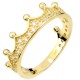 Χρυσό δαχτυλίδι κορώνα Κ14