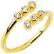 Χρυσό δαχτυλίδι Κ14 με ζιργκόν